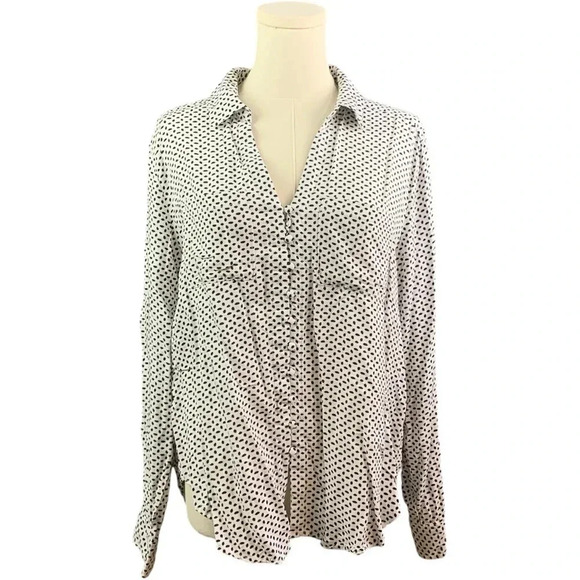 Velvet Heart Black & White‎ Patterned Blouse (Size XL) - Picture 1 of 2